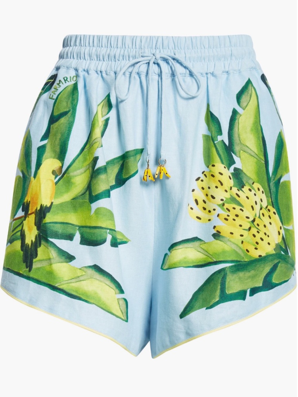 Farm Rio Linen Banana Shorts